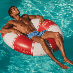 FUNBOY Red Vintage Lux Tube Float