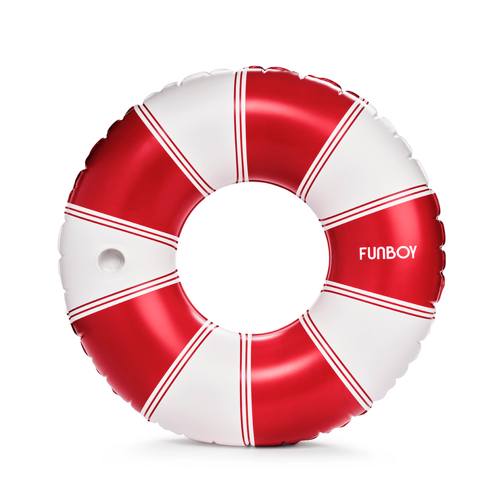 FUNBOY Red Vintage Lux Tube Float