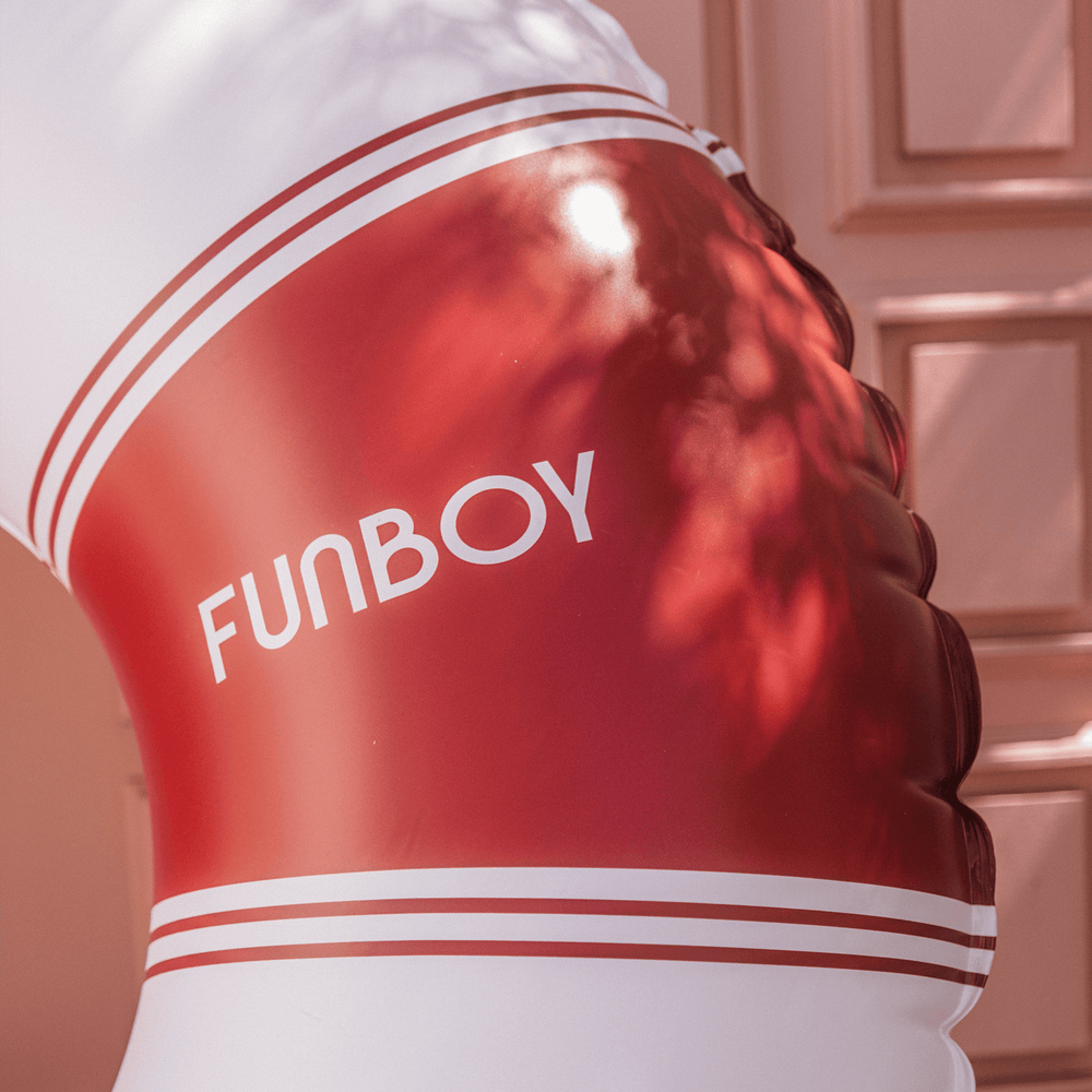 FUNBOY Red Vintage Lux Tube Float
