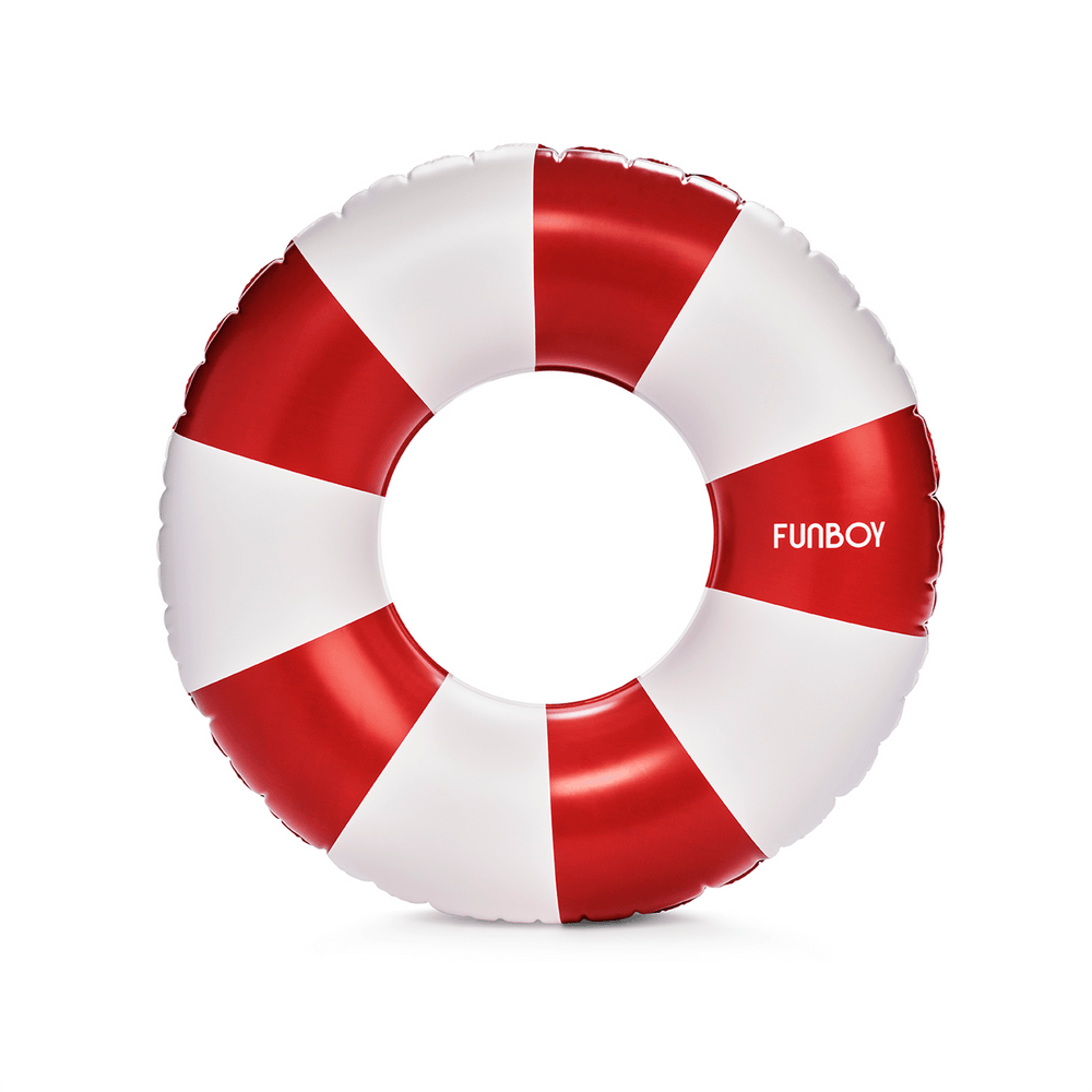 FUNBOY Pool Tubes for Kids: Vintage Kids Tube Float, Red