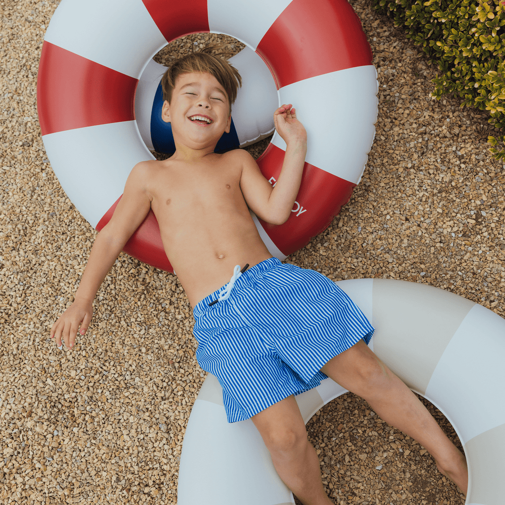 FUNBOY Pool Tubes for Kids: Vintage Kids Tube Float, Red
