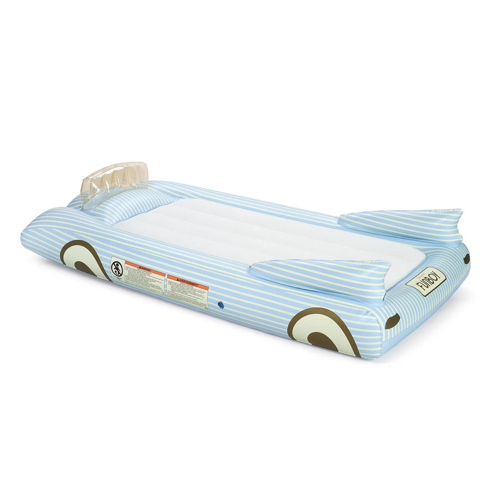 FUNBOY Kids Sleepover Bed - Blue Convertible Air Mattress