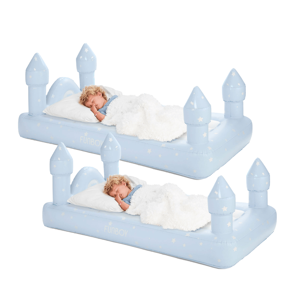 FUNBOY Sleepover Beds - Blue Castle, 2 Pack