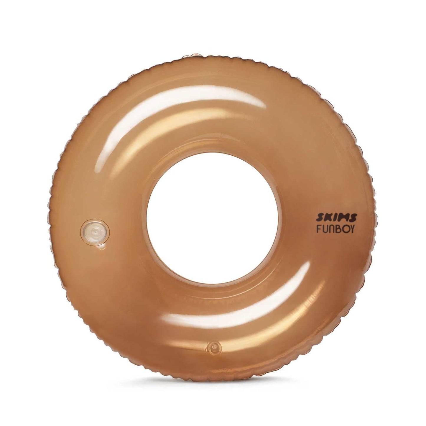 FUNBOY SKIMS x FUNBOY Sienna Clear Tube Float - 46" inflated w/ Cup Holder