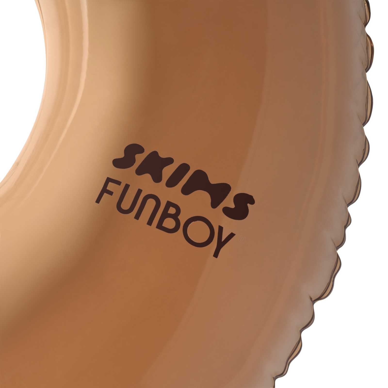 FUNBOY SKIMS x FUNBOY Sienna Clear Tube Float - 46" inflated w/ Cup Holder