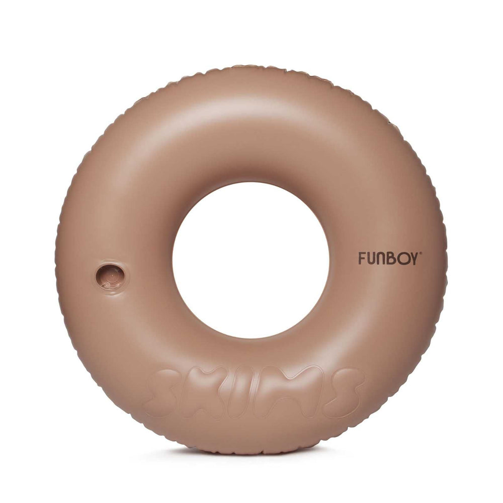 FUNBOY SKIMS x FUNBOY Sienna Embossed Tube Float - 46" Inflated w/ cup holder