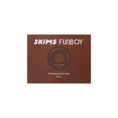 FUNBOY SKIMS x FUNBOY Cocoa Embossed Tube Float - 46" Inflated w/ cup holder