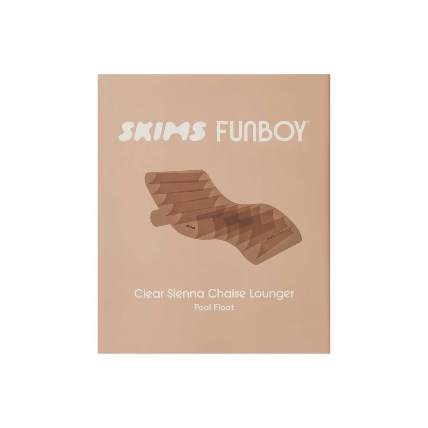 FUNBOY SKIMS x FUNBOY Sienna Clear Chaise Lounger