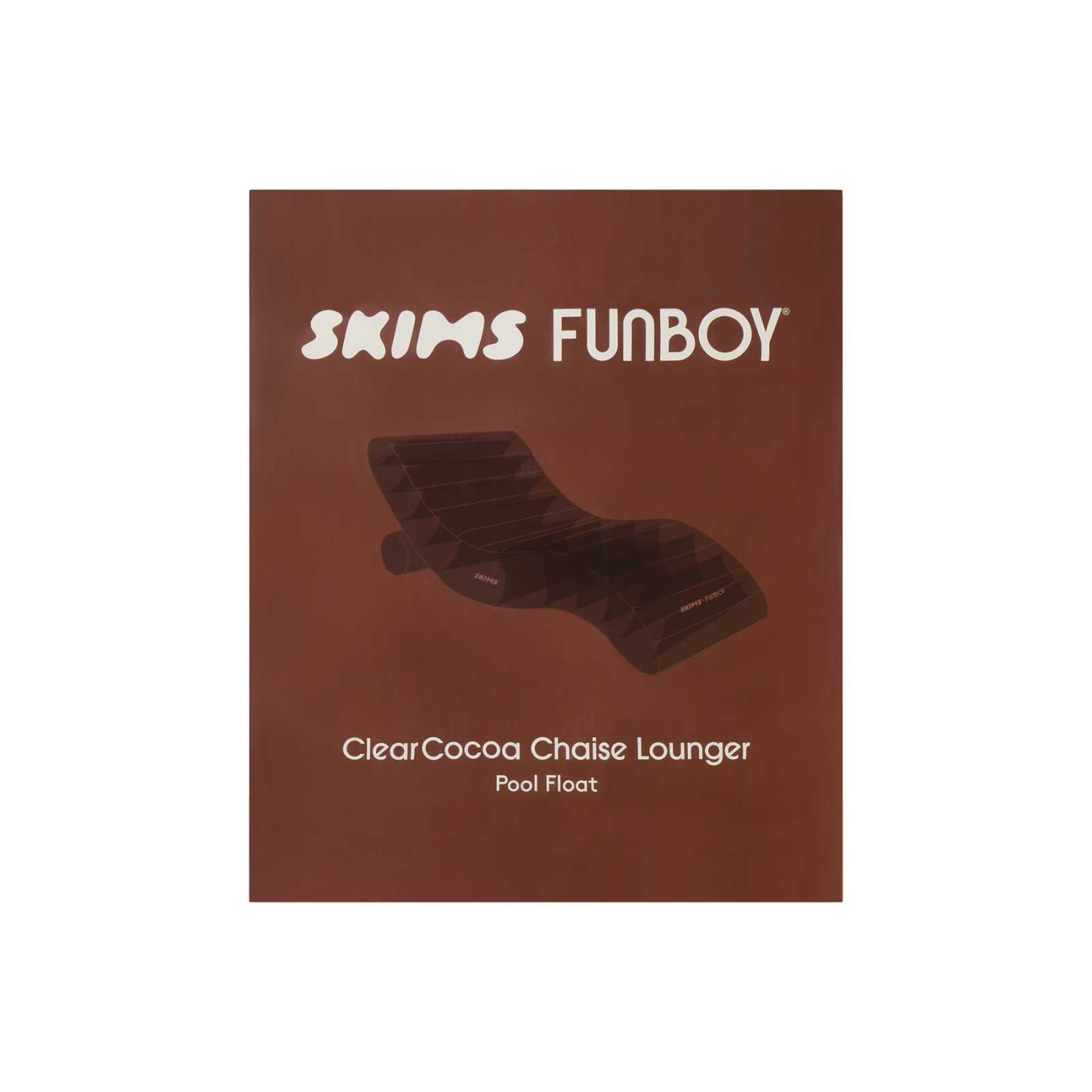 FUNBOY SKIMS x FUNBOY Cocoa Clear Chaise Lounger
