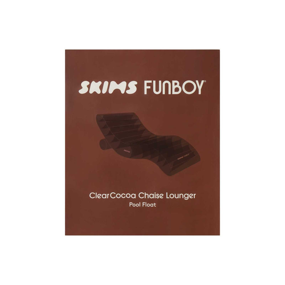 FUNBOY SKIMS x FUNBOY Cocoa Clear Chaise Lounger