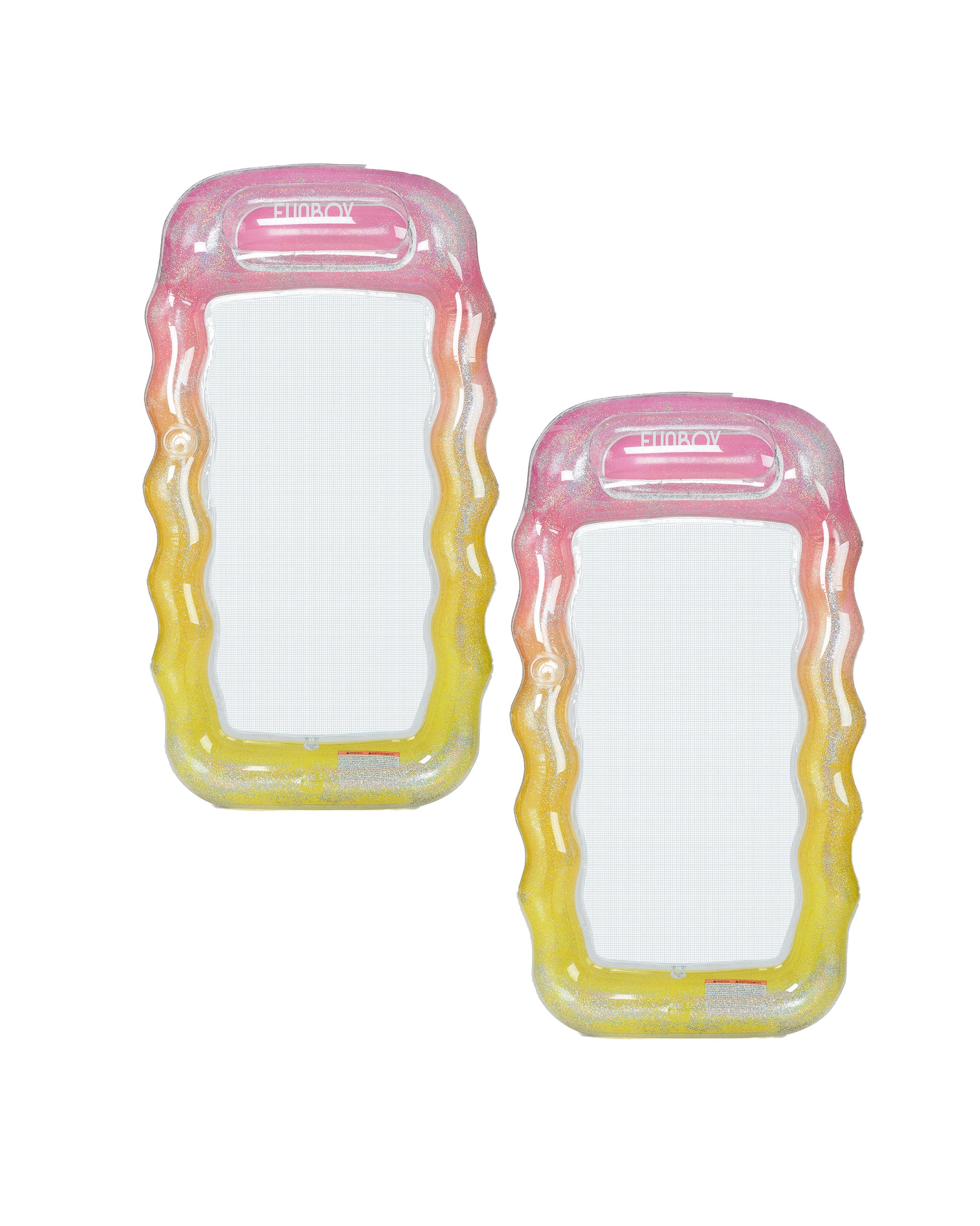FUNBOY Glitter Ombre Mesh Lounger - 2 Pack