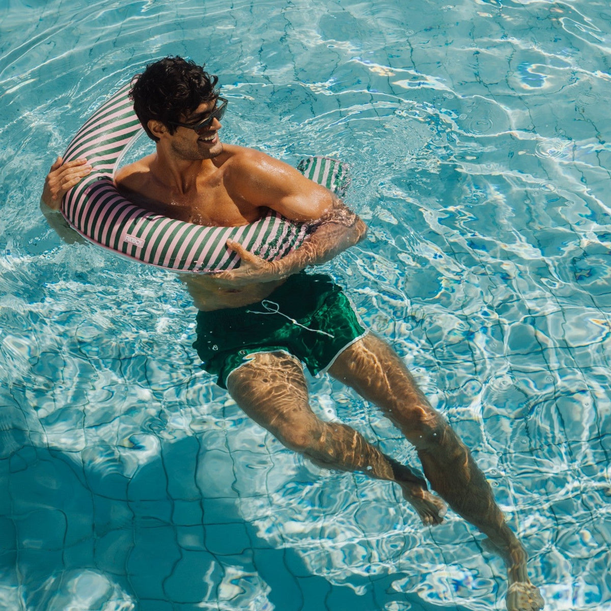FUNBOY Fabric Covered Pool Noodle - Pink & Green