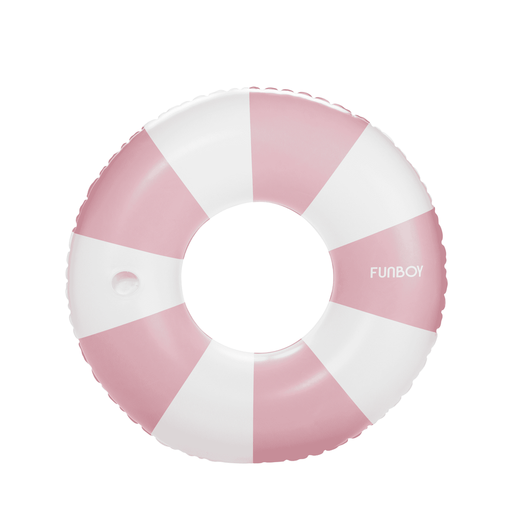 FUNBOY Pink Vintage Striped Tube Float