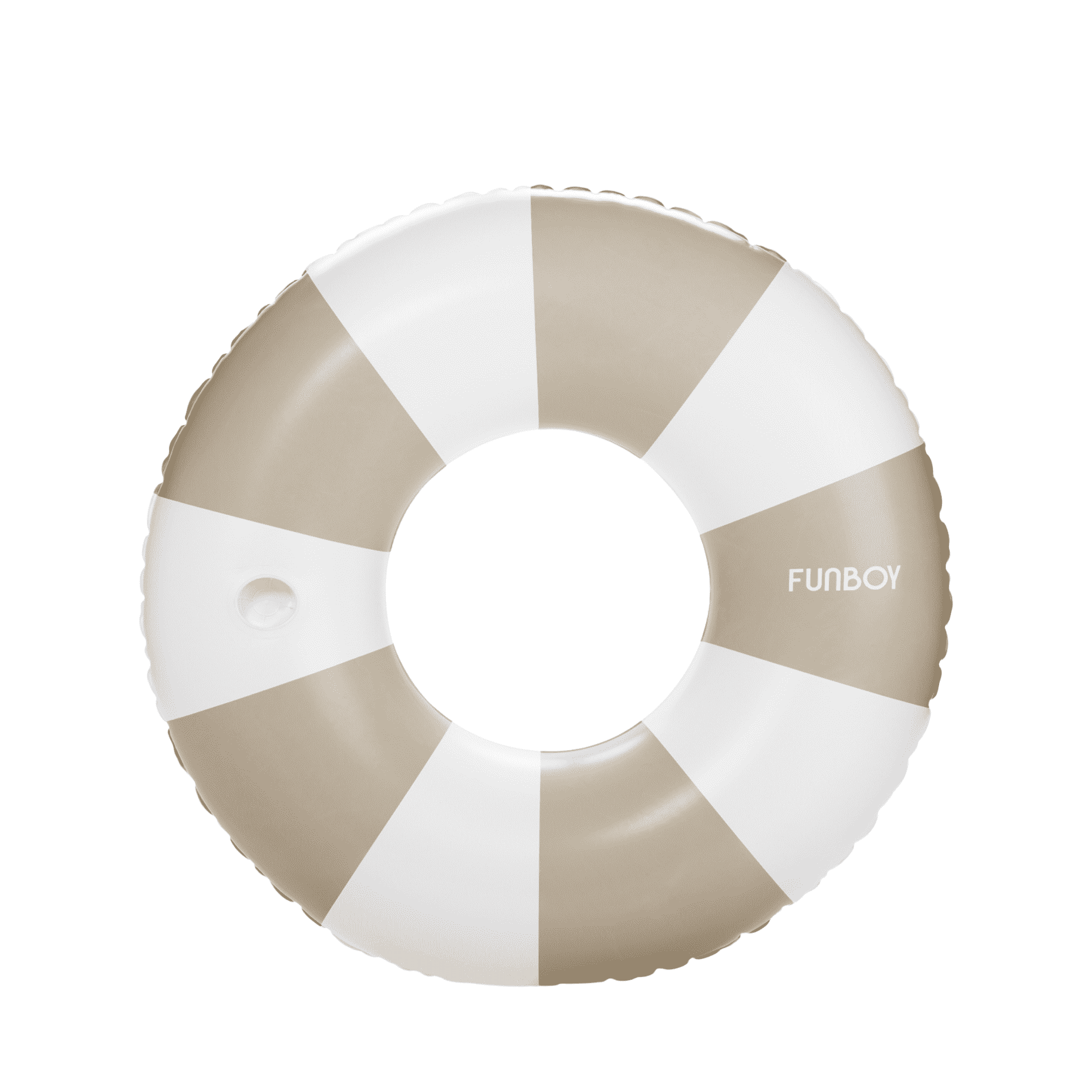 FUNBOY Khaki Vintage Stripe Classic Ring Tube Float