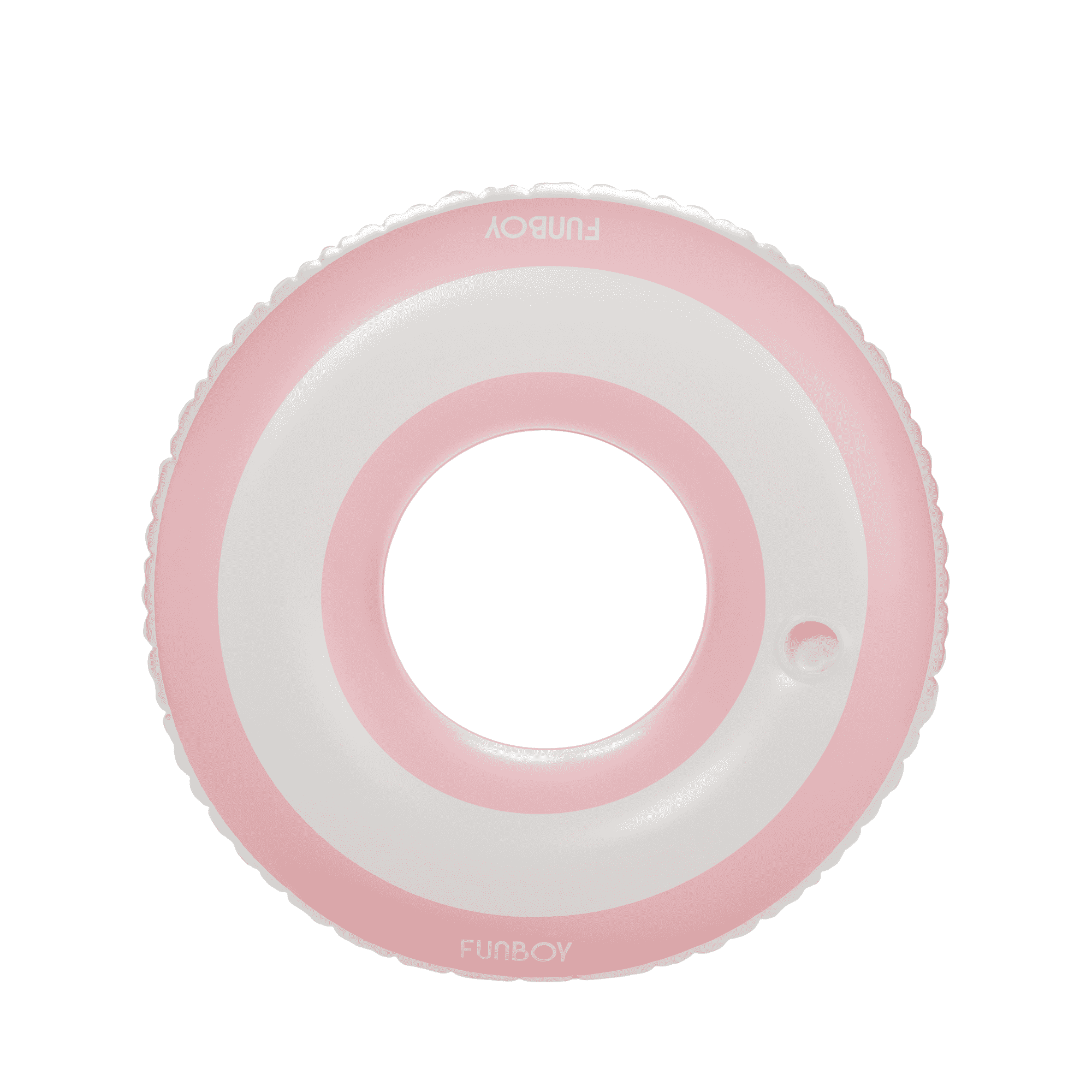 FUNBOY Pool Tube Float: Pink & White, Striped