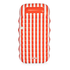 FUNBOY Flat Lounger Orange Stripe