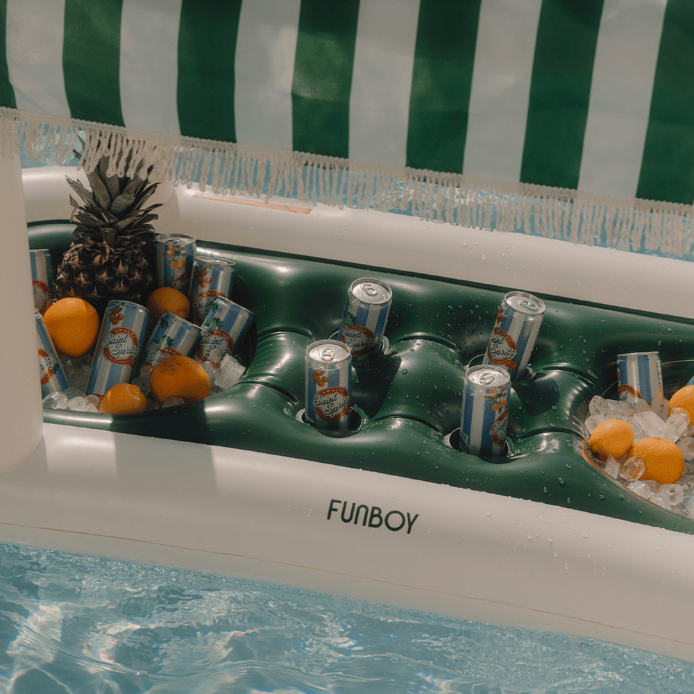 FUNBOY Green Floating Cabana Bar