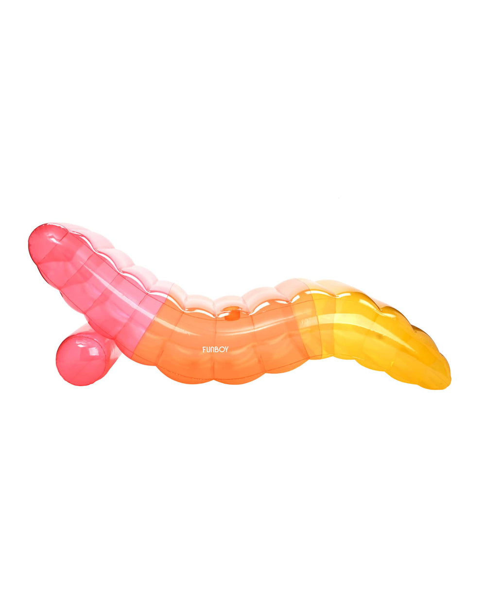 FUNBOY Clear Rainbow Chaise Lounger Pool Float